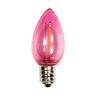 Seasonal Source C9 LED Filament Pink Bulb