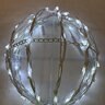 Seasonal Source 12 in. Folding Pre-Lit Sphere, Pure White 