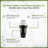 Senninger Medium Flow Pressure Regulator 2 - 20 Gpm 3/4 in. Fipt X Fipt 30 PSI.