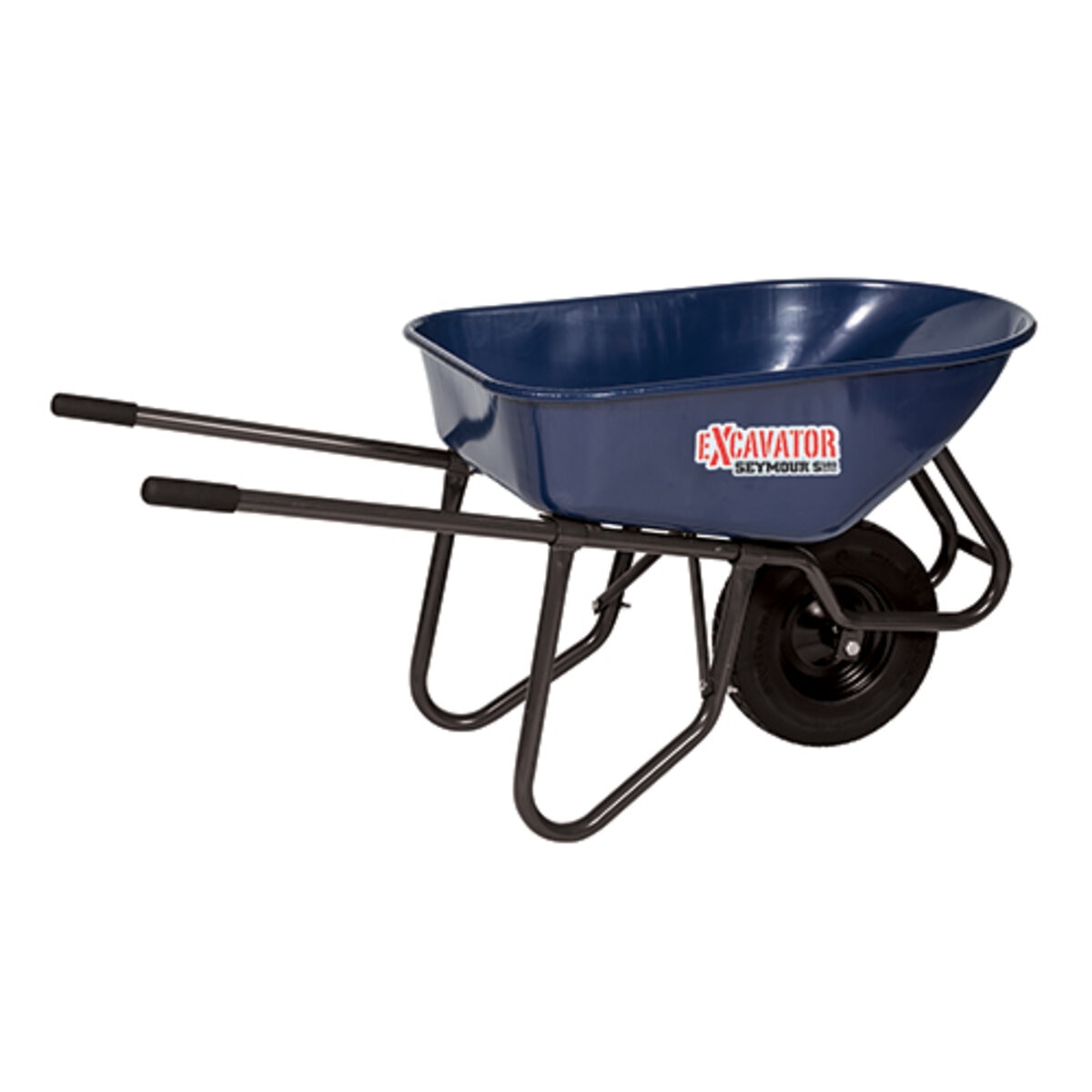 Seymour 85731 Excavator 6 Cu. Ft. Steel Wheelbarrow – Heavy-Duty