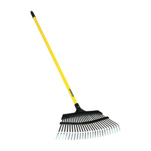 Seymour Pro-Flex S400 Leaf Rake 18 in. w/ 48 in. Steel Handle Vinyl Coat