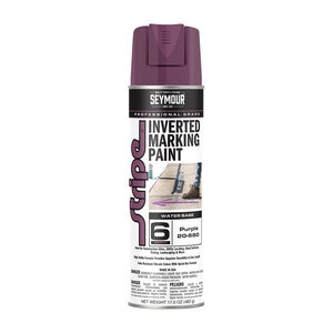 Seymour STRIPE Inverted Tip Marking Paint Waterbase Purple 20 oz.