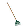 Seymour Flexible Steel Shrub Rake Wood Handle 7 in.