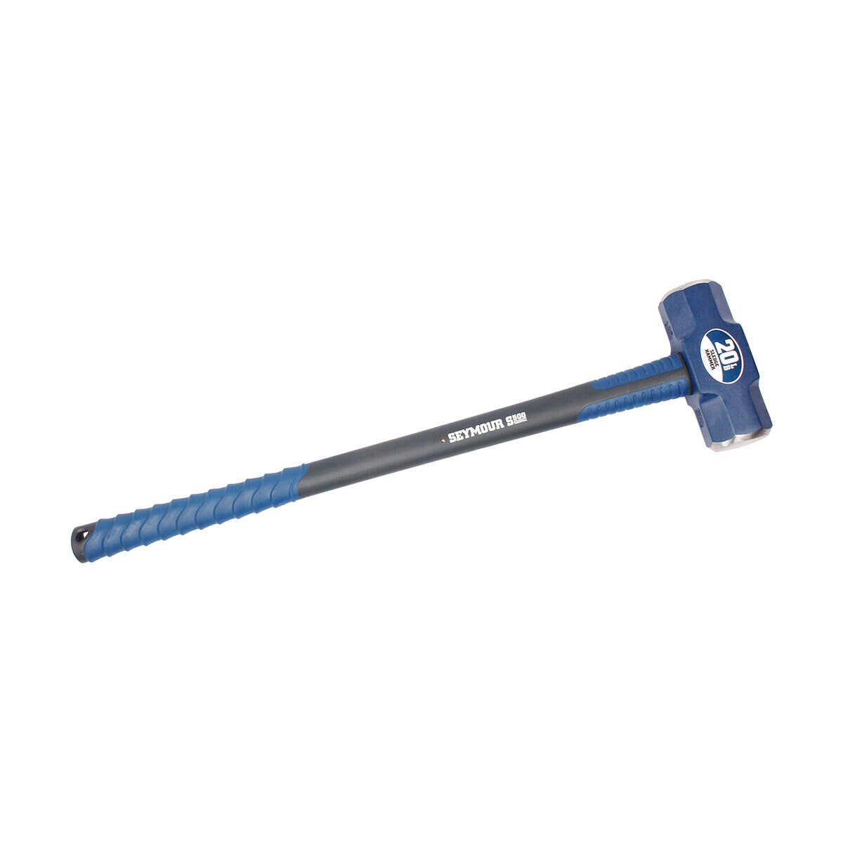 Seymour Midwest 20 lb Sledge Hammer - Spiral Anti-Slip Grip and ...