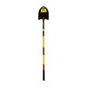 Round Shovel Pt Fiberglass Yellow 48 in.