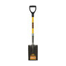 Structron garden spade, 29 in. yellow fiberglass handle, D-grip