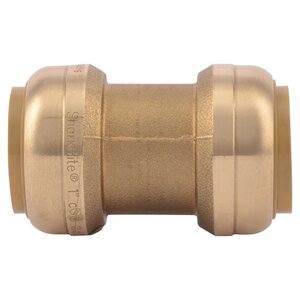 SharkBite Straight Push Coupling Lead Free Brass 1 in.