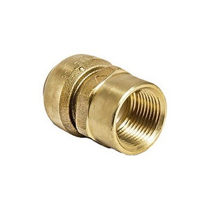 SharkBite Straight Female Push Connector Lead Free Brass 3/4 in. Push x FIPT