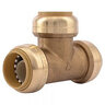 SharkBite Push Tee Lead Free Brass 1 in. Push