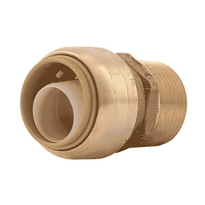 SharkBite Straight Male Push Connector Brass 3/4 in. Push x MIPT