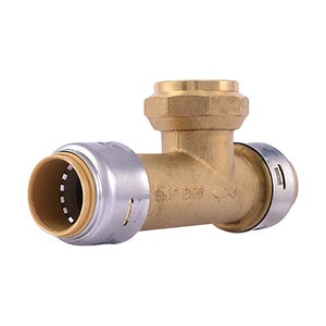 Sharkbite MAX 3/4 in. x 3/4 in. x 3/4 in. FNPT Slip Tee