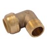 SharkBite Push 90 Degree Male Elbow Lead Free Brass 3/4 in. Push x MIPT