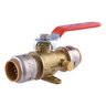 Sharkbite MAX 3/4 in. x 3/4 in. Quarter-Turn Ball Valve with Drain and Mounting Bracket