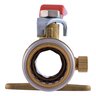 Sharkbite MAX 3/4 in. x 3/4 in. Quarter-Turn Ball Valve with Drain and Mounting Bracket
