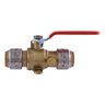 Sharkbite MAX 3/4 in. x 3/4 in. Quarter-Turn Ball Valve with Drain and Mounting Bracket