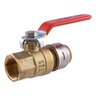 Sharkbite MAX 3/4 in. Push-to-Connect x 3/4 in. FNPT Adapter Quarter-Turn Ball Valve