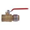 Sharkbite MAX 3/4 in. Push-to-Connect x 3/4 in. FNPT Adapter Quarter-Turn Ball Valve
