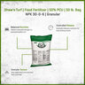 Shaw's Turf Food 30-0-6 50% PCU Turfgrass Granular Fertilizer 50 lb. Bag