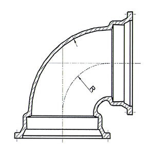 6" Di 90 Mj X Mj W/O Acc