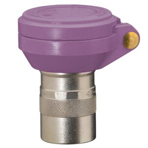 Signature Quick Coupling Valve 1 in. FIPT Inlet with Reclaimed Purple Cover