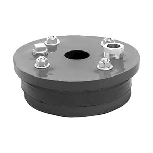 Simmons 4 in. x 1-1/2 in. ABS Well Seal Single Hole Solid Top