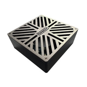 Sinnov Paver Drain Stainless Steel Classic Grate Pattern 6 in. x 6 in. x 2.5 in.