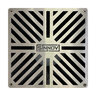 Sinnov Paver Drain Stainless Steel Classic Grate Pattern 6 in. x 6 in. x 2.5 in.