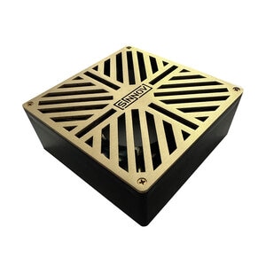Sinnov Paver Drain Brass Classic Grate Pattern 6 in. x 6 in. x 2.5 in. 