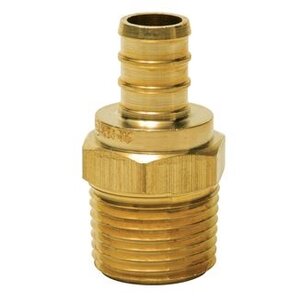 Sioux Chief Male Adapter Lead Free Brass 1 in. MIPT x PEX
