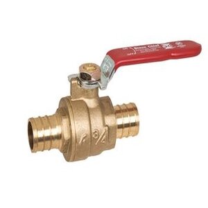 Sioux Chief Ball Valve Lead Free Brass 1 in. x 1 in. PEX
