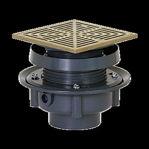 Sioux Chief Adjustable Flashing Drain Square Nickle Bronze 4 in.