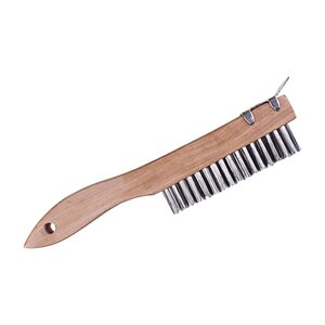 Shoe Handle Wire Brush w/o Scraper