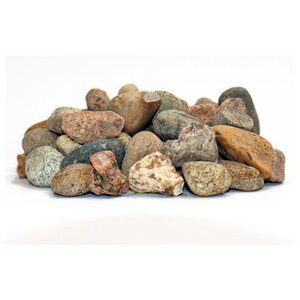 Bulk River Rock Gray Rose 3/4 in.