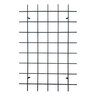 Trellis Wall Mount Black 48 in. x 72 in.