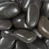 Bagged Super Polished Pebbles Black 1/4 - 3/4 in. (40 lb. Bag)