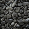 Bagged Super Polished Pebbles Black 1/4 - 3/4 in. (40 lb. Bag)