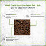 Triple Shred Hardwood Bark Mulch Bulk (per cu. yd.)