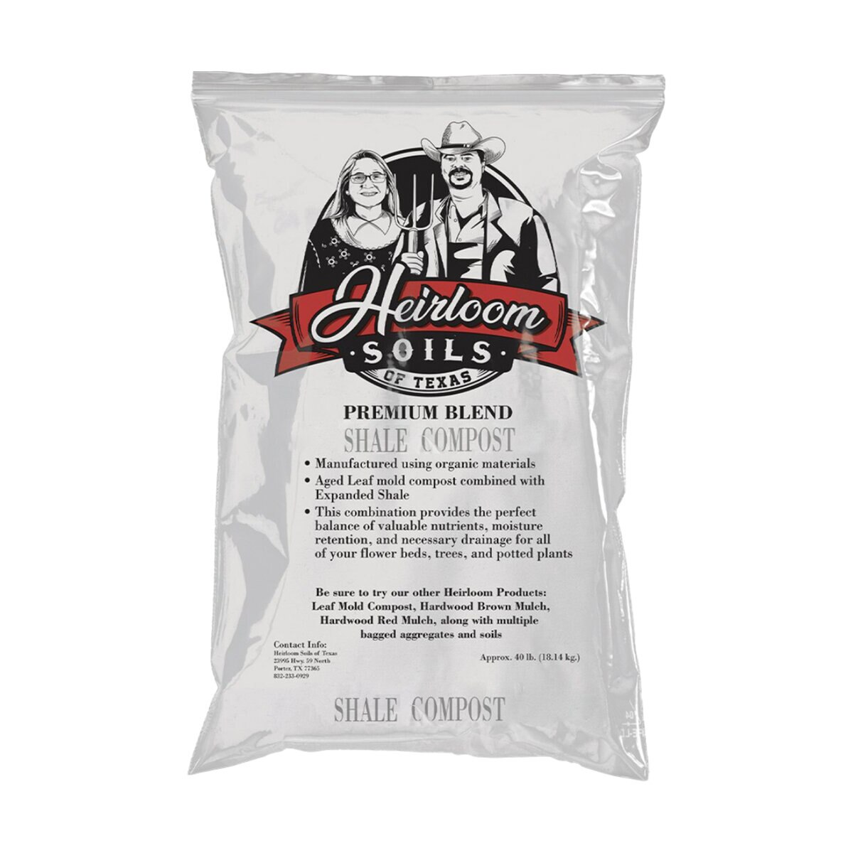 Heirloom Soils Shale Compost 1 cu. ft. Bag | SiteOne US