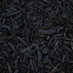 Dyed Black Premium C&J Bark Mulch Bulk (per cu. yd.)