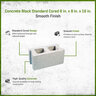 Concrete Block Standard Cored 8 in. x 8 in. x 16 in.