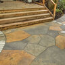 Flagstone Shadow Gray Sandstone Stand Up Water Tumbled 1 1/2 - 2 1/2 in.