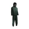 Sitex Rain Suit 3pc PVC/Polyester Hunter Green X-Large 0.35 mm.