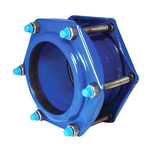 Smith-Blair Steel Coupling 411 3 in. x 0.180 in. Thick x 5 in. L w/ 5/8 in. Dia. x 8 in. Bolt