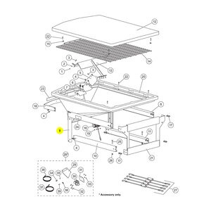 Frame Weldment, Left, 46-3/4 X