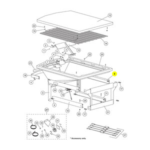 Frame Weldment, Right 46-3/4 X