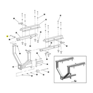 Bolt 1/2 in. - 13 thread x 2-1/2 in. Hex He