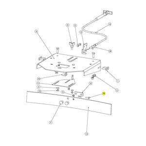 Bolt 1/4 in. - 20 thread x 3/4 in. Hex Head t 15131-1 SnowEx