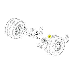 Nut3/4 -16 Slotted Hex Zinc