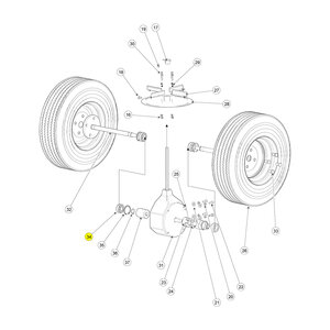 Axle Bearing T30232 SnowEx
