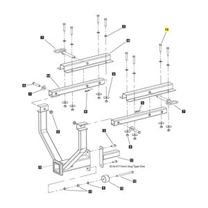Bolt 3/8 in. - 16 thread x 2 in. Button Hea